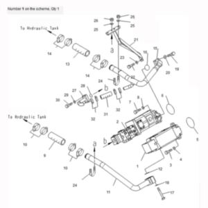 BUY For Komatsu Wheel Loader WA430-5 WA430-5-SN Hydraulic Pump 705-55-33100 for sale