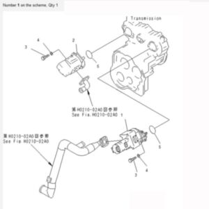 BUY For Komatsu Wheel Loader WA450-3 WA450-3L WA450-3LL Hydraulic Oil Pump 705-56-43020 for sale