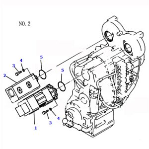 BUY For Komatsu Wheel Loader WA480-5 Hydraulic System Pump 705-51-31150 for sale