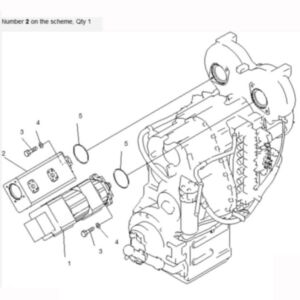 BUY For Komatsu Wheel Loader WA480-5 WA480-5L Hydraulic Pump 705-51-30590 for sale