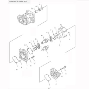 BUY For Komatsu Wheel Loader WA600-3 WA600-3D WD600-1 Hydraulic Pump 705-22-40100 for sale