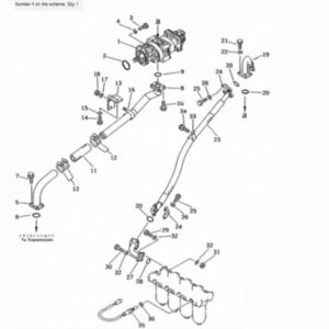 BUY For Komatsu Wheel Loader WA700-1 WA700-1L SAR160+28+20 Pump Ass'y 705-56-43010 for sale