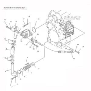 BUY For Komatsu Wheel Loader WF450-3 WF450T-3 Transmission Pump 705-22-40070 for sale
