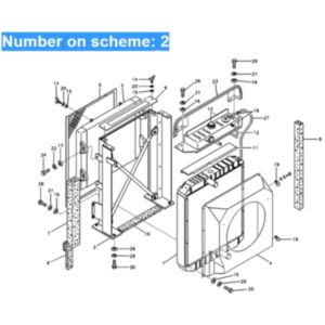 BUY For Volvo Excavator EC135B EC140B Hydraulic Oil Cooler VOE14507937 for sale