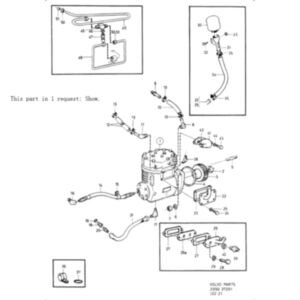 BUY For Volvo F7 FL7 FS7 F10 FL10 F12 N12 Air Brake Compressor 1594266 289257 for sale