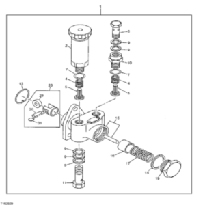 BUY Fuel Hand Primer Pump 1-15761-006-1 for John Deere 135C 180 210 225CLC 470GLC 600C 75C 800C 80C Excavator for sale