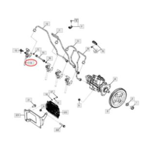 Fuel Injector RE507766 RE531436 for John Deere Engine 4045 Tractor 6020 6120 6220 6320 6715 7220 7405 7520 7710 7810