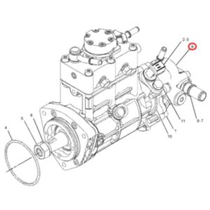 Fuel Pump 293-0249 for Caterpillar CAT Engine C4.4 C6.6 Excavator M313D M315D M315D2 M316D M317D2 M318D M322D