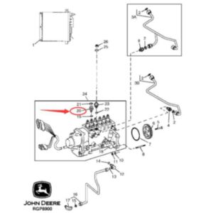 BUY Fuel Temperature Sensor RE506424 for John Deere 750C-II 770C 644H 250D for sale
