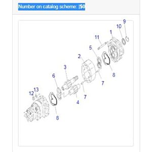 BUY Gear Pump 705-95-07020 for Komatsu HM300-2R HM300-2 HM250-2 Dump Truck for sale