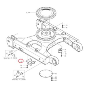 Buy Guard Link 2623-1176B for Doosan Daewoo Komatsu Excavator SOLAR 220LC-III 220LC-V 220N-V 225LC-V 230LC-V 255LC-V