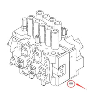 BUY  Hydraulic  Actuated Control Valve 4436897 for John Deere Excavator 230CLC  for sale