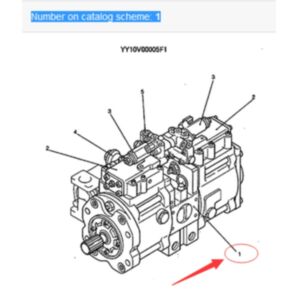 BUY Hydraulic Main Pump YX10V00003F1 for Kobelco SK135SRLC-1E SK135SRLC SK135SRL-1E SK135SRL Excavator for sale