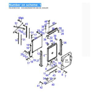 BUY For Komatsu PC300-7 PC350-7 PC360-7 Water Radiator Core ASS'Y 207-03-71110 for sale