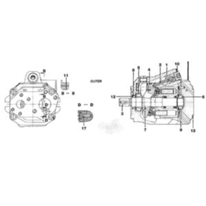 Buy Hydraulic Pump 11706188 11998849 for Volvo Loader L70C L70B L70D