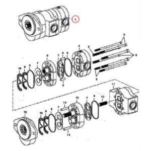 Buy Hydraulic Pump 6683236 for Bobcat Skid Steer Loader S250 S300