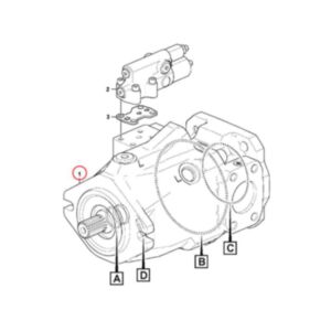 Buy Hydraulic Pump VOE 17487698 for Volvo A35FFS A35GFS A40FFS A40GFS A45GFS