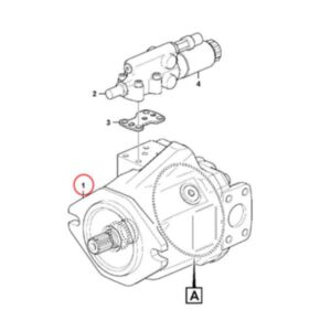 Buy Hydraulic Pump VOE17487754 for Volvo Articulated Haulers A25G A30G A35G A40G A45G A45GFS