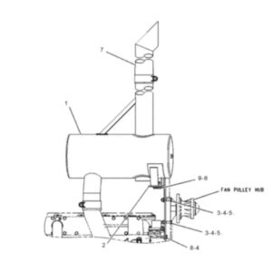 Buy Muffler Silencer 173-7129 for Caterpillar CAT Dozer D5M Pipelayer 561M