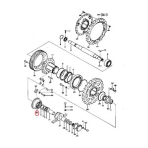 Buy Nut 170-27-12232 for Komatsu Dozer D85A-21 D85A-12 D85A-18 D80A-12 D80A-18 D80E-18 D80P-12 D85P-21A D85E-21