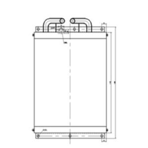 BUY Oil Cooler 11NB-45533 11NB-45532 11NB-45531 for Hyundai Excavator R455LC-7 R500LC-7A R450LC-7 R450LC-7A R500LC-7 for sale