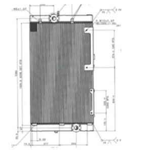 BUY Oil Cooler 11Q9-40532 for Hyundai Excavator R320LC-9 R360LC-9 R380LC-9 for sale