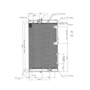 BUY Oil Cooler 11QA-40212 for Hyundai Excavator R360LC-9 for sale