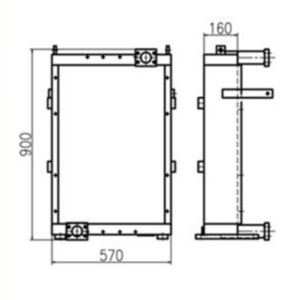 BUY Oil Cooler 14619768 for Volvo Excavator EC360B EC330B EC330C EC360C for sale