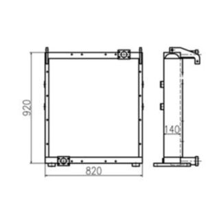 BUY Oil Cooler 15137068 for Volvo Excavator EC480 EC480D EC480DHR for sale