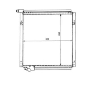 BUY Oil Cooler 21K-03-33121 21K-03-33120 for Komatsu PC150-5 Excavator for sale