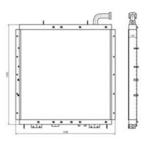 Oil Cooler 21N-03-31311 21N-03-41120 for Komatsu PC1100-6 PC1250-7 PC1250-8 Excavator online