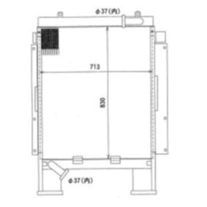 BUY Oil Cooler 22U-03-11810 for Komatsu PC228USLC-2 PC228US-2 PC228US-1T for sale