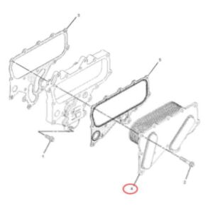 Oil Cooler 281-7039 for Caterpillar CAT Engine C6.6 C7.1 Loader 924H 928H 938H 559 Excavator  320D 323D L M316D M318D M322D