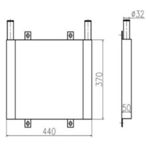 BUY Oil Cooler 4464826 for Hitachi Excavator ZAX70 for sale