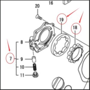 BUY Oil Pump Assy 119802-32100 119802-32111 119802-32120 for Yanmar TNV88 4TNV88 3TNV88 Engine for sale