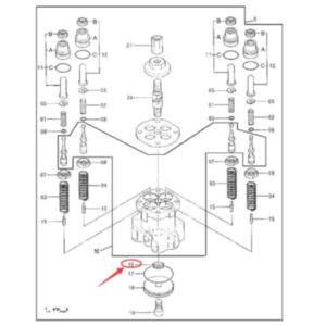 BUY Pilot Valve Sealing Washer 4286874 for John Deere 110 120 190 80 892 200LC 330LC for sale