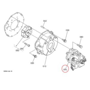Buy Piston Pump Assy RD431-61110 for Kubota Excavator U45 U45-3S U45-3ST U45S U45ST U50-3