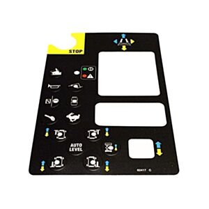 BUY Platform Control Panel Decal 82417GT 82417 for Genie GS-2668 RT GS-3384 GS-3390 GS-4390 GS-5390 for sale