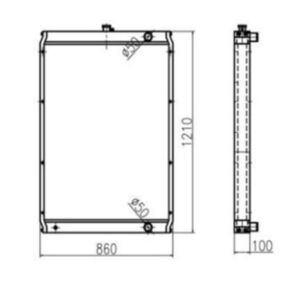 BUY Radiator Core Assy 2040983 for Caterpillar CAT E330C for sale
