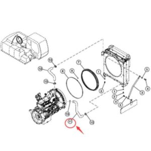 Radiator Hose 3096921 for John Deere Excavator 180 online