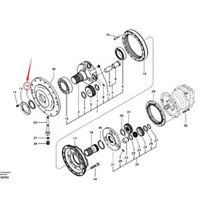Sealing VOE14558605 for Volvo EC240B EC240C FC2924C Excavator online