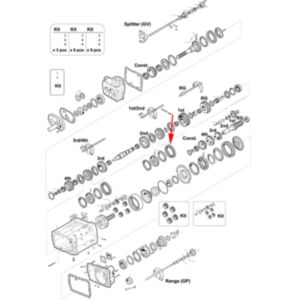 Buy Sliding Sleeve 1ST/2ND 1257 304 020 for ZF Transmission 16K130 16S112 16K160 16K190