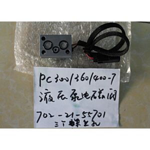 Speed Solenoid Valve Excavator Spare Parts For PC300-7 PC360-7 702-21-55701 702-21-56900 702-21-57500 online
