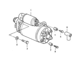 BUY Starter motor 22222006 for Volvo Penta D5A D7A D7C for sale
