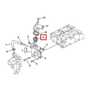 Buy Thermostat 71-02814 for Carrier Engine CT2.29 CT3.44 CT3.69  CT4.91 Supra 544 722 1150 Maxima 1000 1200 1300
