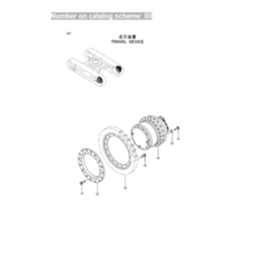 BUY Travel Motor Assembly 4359799 for Hitachi Excavator EX150-5 EX150LC-5 EX160-5 EX160LC-5 for sale