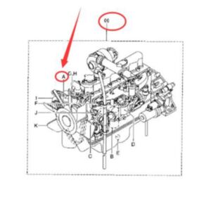 BUY V Belt 4380542 for Hitachi EX270LC-5 Excavator Hino H07C-TD Engine Good Quality for sale