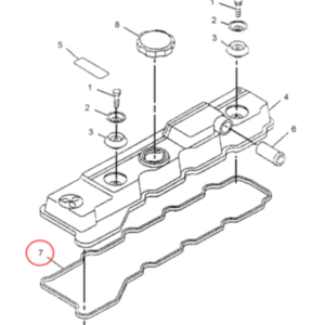 Valve Cover Gasket 139-7923 for Mitsubishi 4M40 CAT 305.5 306 307B 307C 307D 308C 308D Excavator online