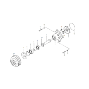 BUY Water Pump 5I-7819 for Caterpillar CAT 3064 Engine 311B 312B Excavator for sale
