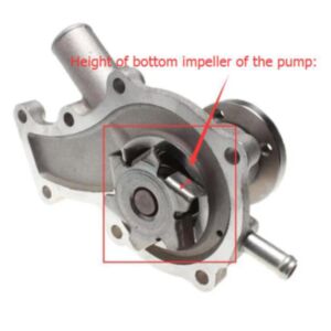 Buy Water Pump 6670506 for Kubota Engine D722 Bobcat 320 322 453 463 MT50 MT52